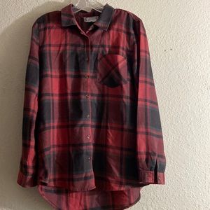🍂Pink Rose Flannel